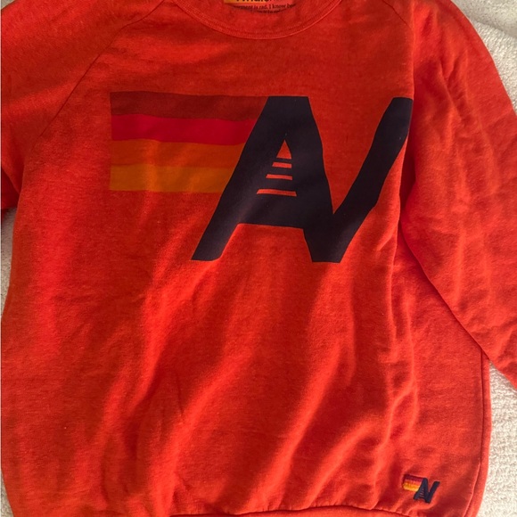 Aviator Nation Orange Logo Sweatshirt & Sweatpants Set - Picture 7 of 9